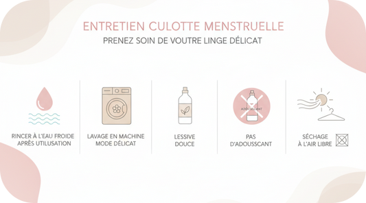 Comment laver sa culotte menstruelle pour qu’elle dure longtemps